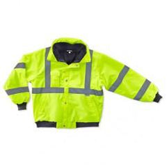 8380 S LIME BOMBER JACKET - Industrial Tool & Supply