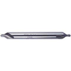 #3 × 3″ OAL 60 Degree HSS Plain Combined Drill and Countersink Bright Series/List #1499 - Industrial Tool & Supply