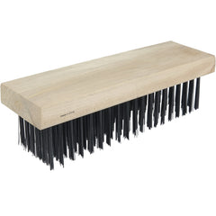 7″ × 3″ - 0.012 Round Wire Block Type Industrial Hand Brush - Industrial Tool & Supply