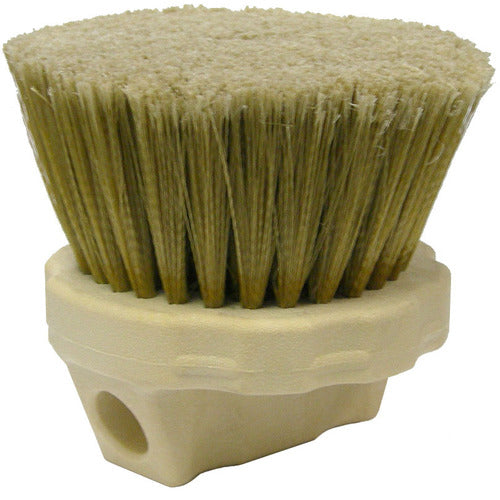 4-1/2″ Round Window Brush, Flagged Gold Polystyrene Fill - Industrial Tool & Supply