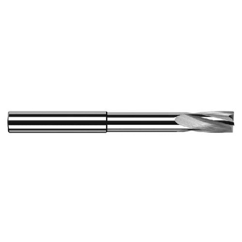 0.0781″ (5/64″) Cutter Diameter × 0.3120″ (5/16″) Flute Length × 0.6250″ (5/8″) Reach Carbide Flat Bottom Counterbore, 4 Flutes - Exact Industrial Supply