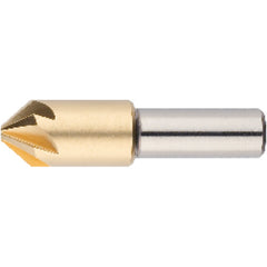 3/8″ Cutting Dia. 1/4″Shank Dia, 6 Flute, 60 Degrees, HSSCo Countersink Series/List #1755 - Industrial Tool & Supply