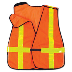 8080BAX Orange Non-Cert X-Back Vest - Industrial Tool & Supply