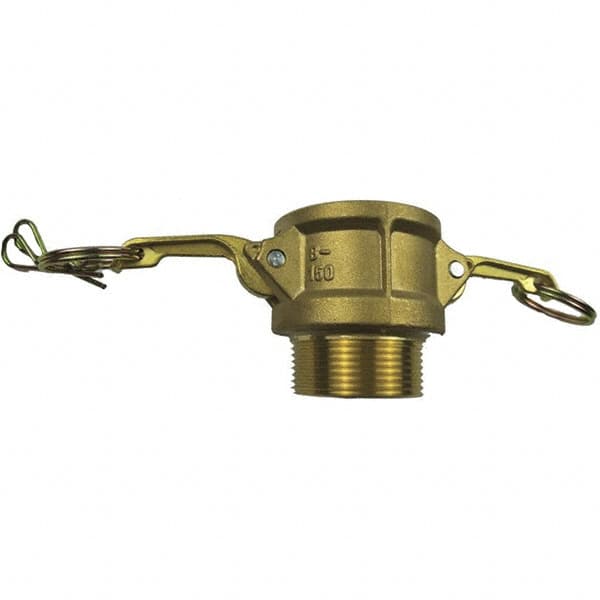 USA Sealing - 1-1/2" x 1-1/2" Cam & Groove Female Coupler Male NPT Thread - Industrial Tool & Supply