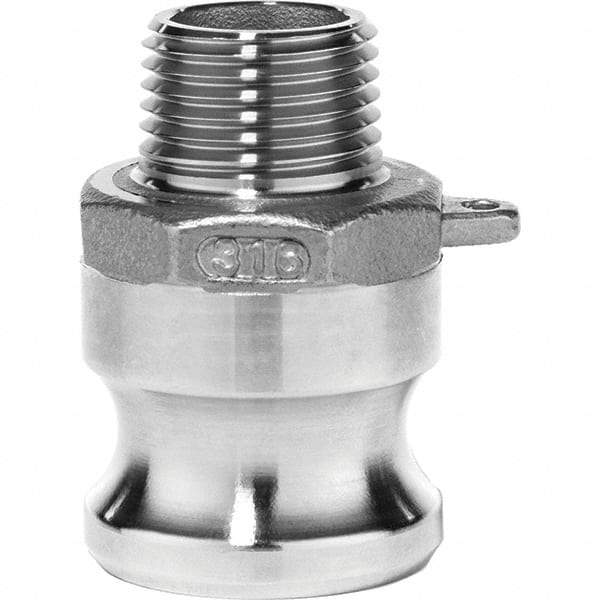 Value Collection - Suction & Discharge Hose Couplings Type: Cam & Groove Coupling Descriptor: Male Adapter Male NPT Thread - Industrial Tool & Supply