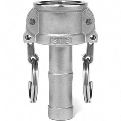 Value Collection - Suction & Discharge Hose Couplings Type: Cam & Groove Coupling Descriptor: Female Coupler Hose Shank - Industrial Tool & Supply