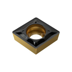 Turning Insert:  CCMT060204-UF YG3020,  Solid Carbide TiCN & Al2O3 Finish,  0.2440″ Long,  1/4″ Inscribed Circle,  N/A Series  CCMT
