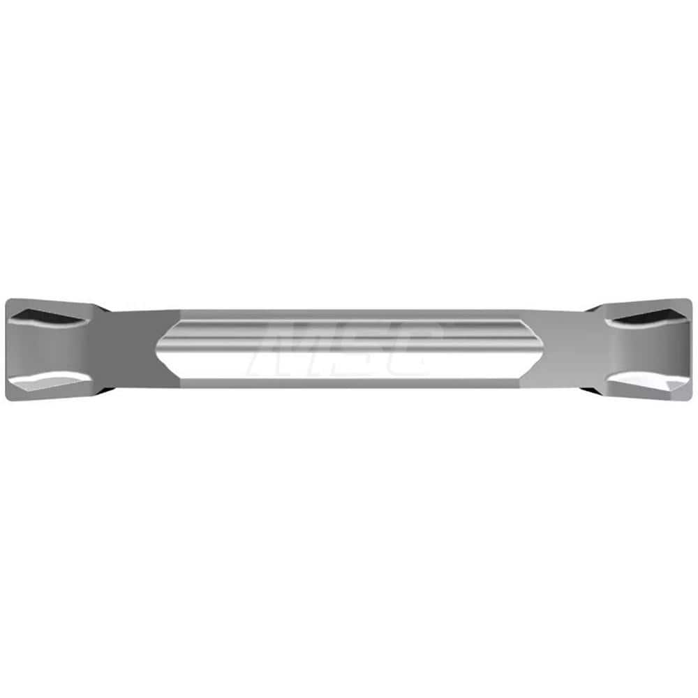 Grooving Insert: YG602, Solid Carbide TiAlN Finish, Neutral, 0.118″ Cutting Width
