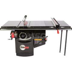 Table Saws; Blade Diameter (Inch): 10; Arbor Diameter (Inch): 5/8; Rip Capacity: 36 in; Maximum Cutting Depth (Inch): 3-1/8; Phase: 3; Horse Power: 5; Table Depth: 30 in; Maximum Speed: 4000 RPM; Amperage: 5.8; Voltage: 480; Maximum Rip to Left of Blade (