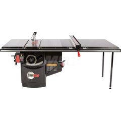 Table Saws; Blade Diameter (Inch): 10; Arbor Diameter (Inch): 5/8; Rip Capacity: 52 in; Maximum Cutting Depth (Inch): 3-1/8; Phase: 3; Horse Power: 5; Table Depth: 30 in; Maximum Speed: 4000 RPM; Amperage: 5.8; Voltage: 480; Maximum Rip to Left of Blade (