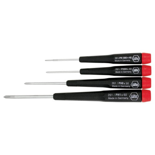 NO.000-1 PRECISION PHILLIPS 4 PC ST - Industrial Tool & Supply