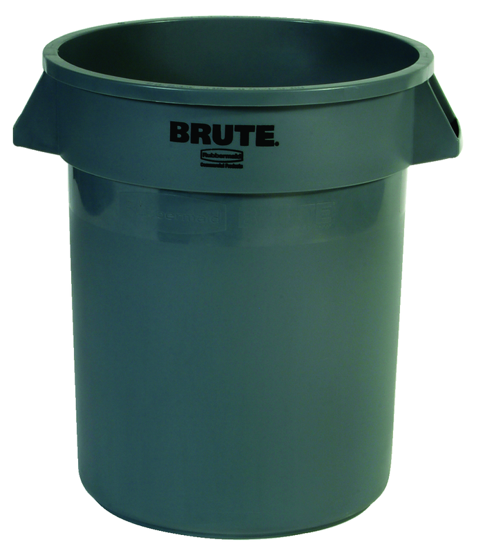 Brute - 20 Gallon Round Container --Â Double-ribbed base - Industrial Tool & Supply