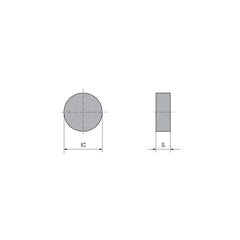Milling Insert:  RNGN 120700TN-005D CTKS710,  CTKS710,  Ceramic N/A Finish,  1.0000″ OAW