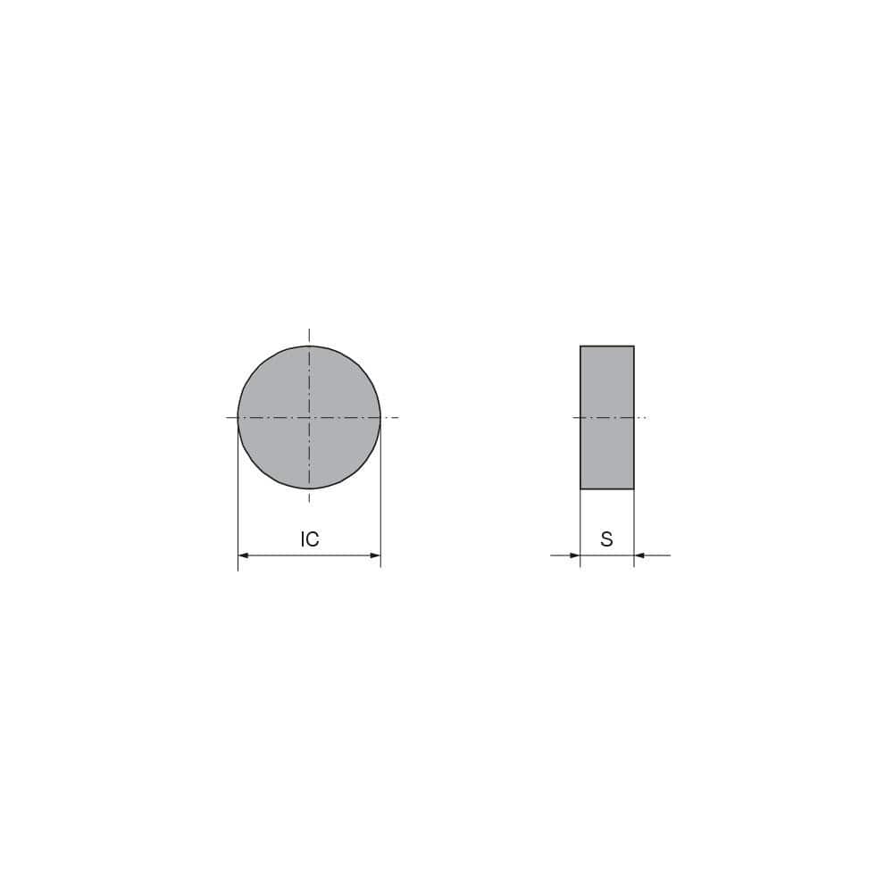 Milling Insert:  RNGN 120400TN-010D CTIS710,  CTIS710,  Ceramic N/A Finish,  1.0000″ OAW
