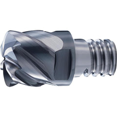 Corner Radius & Corner Chamfer End Mill Heads; Connection Type: PXHF-AM; Centercutting: Yes; Minimum Helix Angle: 45; Maximum Helix Angle: 45; Flute Type: Helical; Material Grade: XP6703; Series: 78PXHF-AM; Number Of Flutes: 6; Overall Length: 0.60