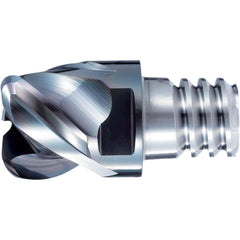 Corner Radius & Corner Chamfer End Mill Heads; Connection Type: PXDR; Centercutting: Yes; Minimum Helix Angle: 45; Maximum Helix Angle: 45; Flute Type: Helical; Material Grade: XP3225; Series: 78PXDR; Number Of Flutes: 3; Overall Length: 0.73