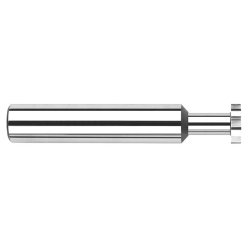 0.0620″ (1/16″) Cutter Diameter × 0.0390″ Width × 0.0930″ (3/32″) Neck Length Carbide Square Standard Keyseat Cutter, 4 Flutes