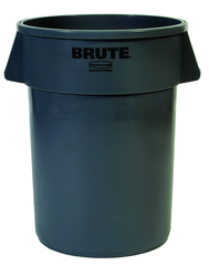 44 GAL VENTED ROUND BRUTE CONTAINER - Industrial Tool & Supply