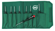 8 Piece - T3; T4; T5; T6; T7; T8 x 40mm; T9; T10 x 50mm - Precision Torx Screwdriver Set in Pouch - Industrial Tool & Supply