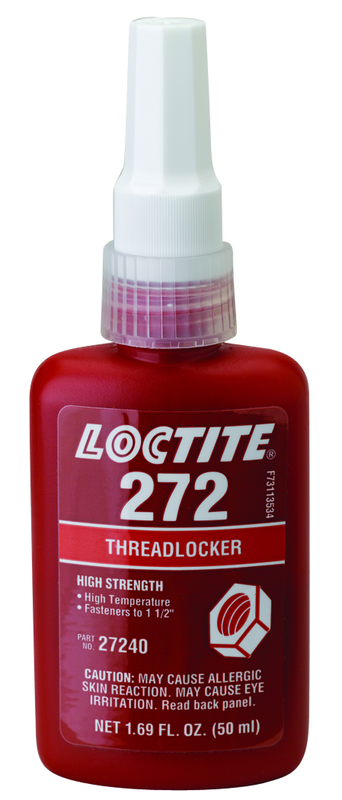 HAZ57 50ML HI TEMP THREAD LOCKR RED - Industrial Tool & Supply