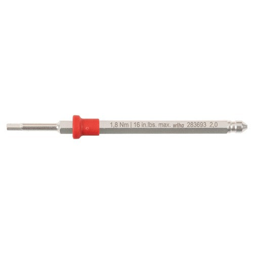 2.0MM TORQUEFIX HEX BLADE - Industrial Tool & Supply