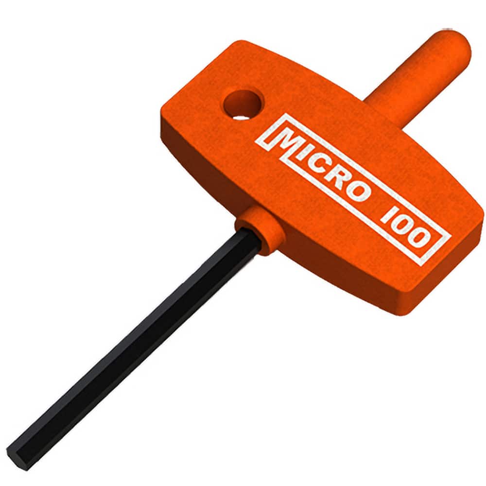 Micro 100 - Boring Bar Holder Accessories; Type: Quick Change Hex Key Handle ; Series: QHT - Exact Industrial Supply