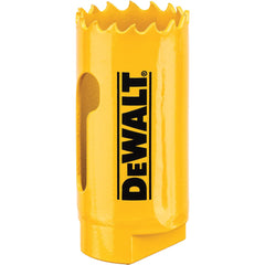 DeWALT - Hole Saws; Saw Diameter (Inch): 1 ; Cutting Depth (Inch): 1-3/4 ; Saw Material: Bi-Metal ; Cutting Edge Style: Toothed Edge ; Material Application: Metal; Plastic; Wood - Exact Industrial Supply