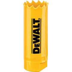 DeWALT - Hole Saws; Saw Diameter (Inch): 15/16 ; Cutting Depth (Inch): 1-3/4 ; Saw Material: Bi-Metal ; Cutting Edge Style: Toothed Edge ; Material Application: Metal; Plastic; Wood - Exact Industrial Supply