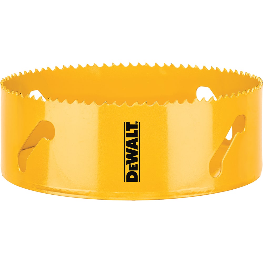 DeWALT - Hole Saws; Saw Diameter (Inch): 6 ; Cutting Depth (Inch): 1-3/4 ; Saw Material: Bi-Metal ; Cutting Edge Style: Toothed Edge ; Material Application: Metal; Plastic; Wood - Exact Industrial Supply