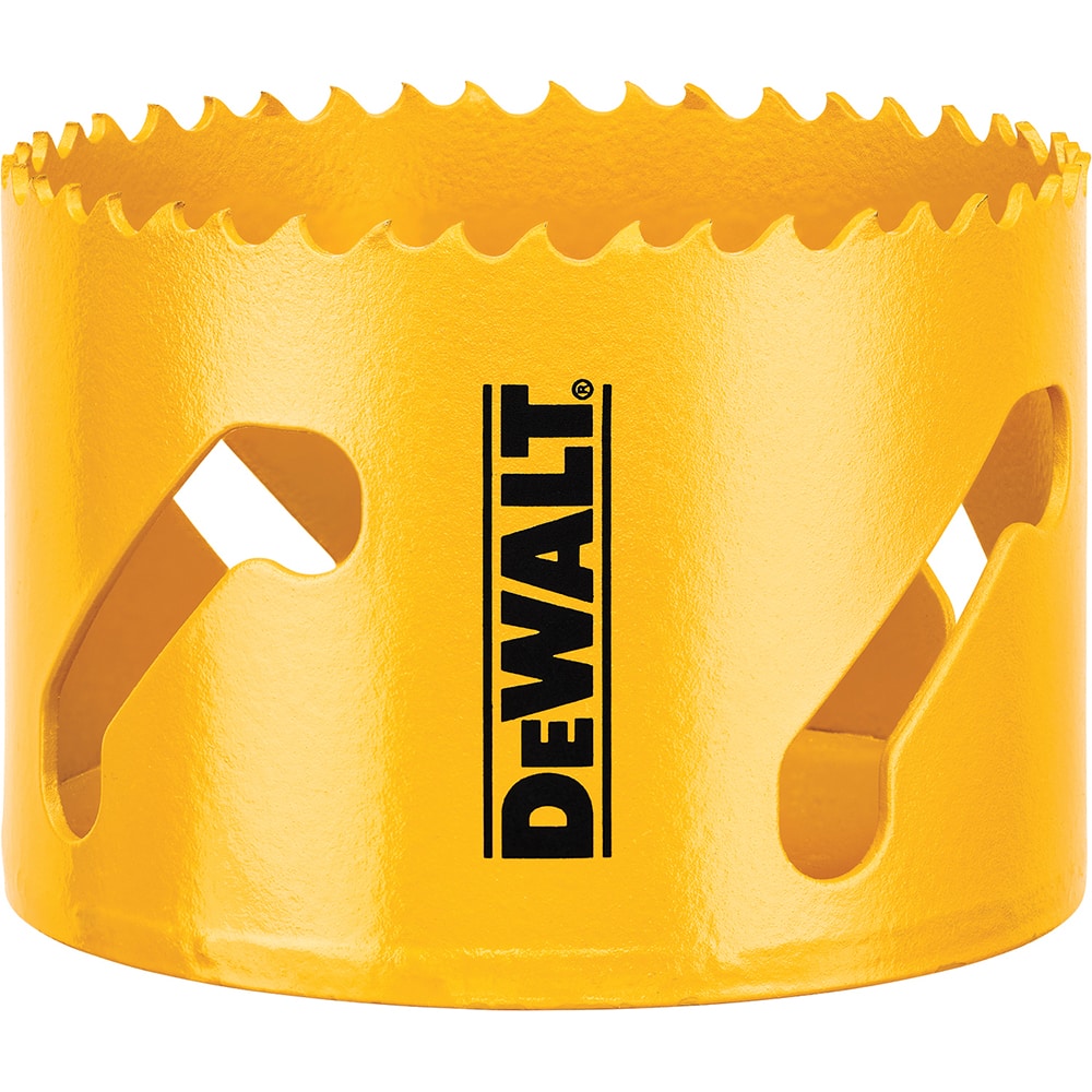 DeWALT - Hole Saws; Saw Diameter (Inch): 2-3/4 ; Cutting Depth (Inch): 1-3/4 ; Saw Material: Bi-Metal ; Cutting Edge Style: Toothed Edge ; Material Application: Metal; Plastic; Wood - Exact Industrial Supply