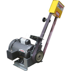 Belt Sanding Machine: 42″ Long, 1″ Wide 1 Phase, 115V, 1,800 ft/min Belt Speed