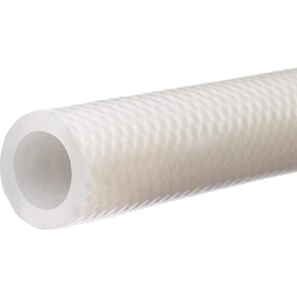 Value Collection - 1" ID x 1-3/8" OD, 50' Long, Silicone Reinforced (3A) Tube - Clear, 360 Max psi, -100 to 440°F - Industrial Tool & Supply