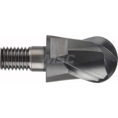 YG-1 - Ball End Mill Heads; Mill Diameter (Inch): 1/2 ; Mill Diameter (Decimal Inch): 0.5000 ; Number of Flutes: 2 ; Length of Cut (Inch): 1/2 ; Connection Type: M6 ; Overall Length (mm): 36.0000 - Exact Industrial Supply