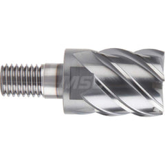 YG-1 - Square End Mill Heads; Mill Diameter (Inch): 5/8 ; Mill Diameter (Decimal Inch): 0.6250 ; Number of Flutes: 6 ; Length of Cut (Inch): 5/8 ; Length of Cut (Decimal Inch): 0.6250 ; Connection Type: M8 - Exact Industrial Supply