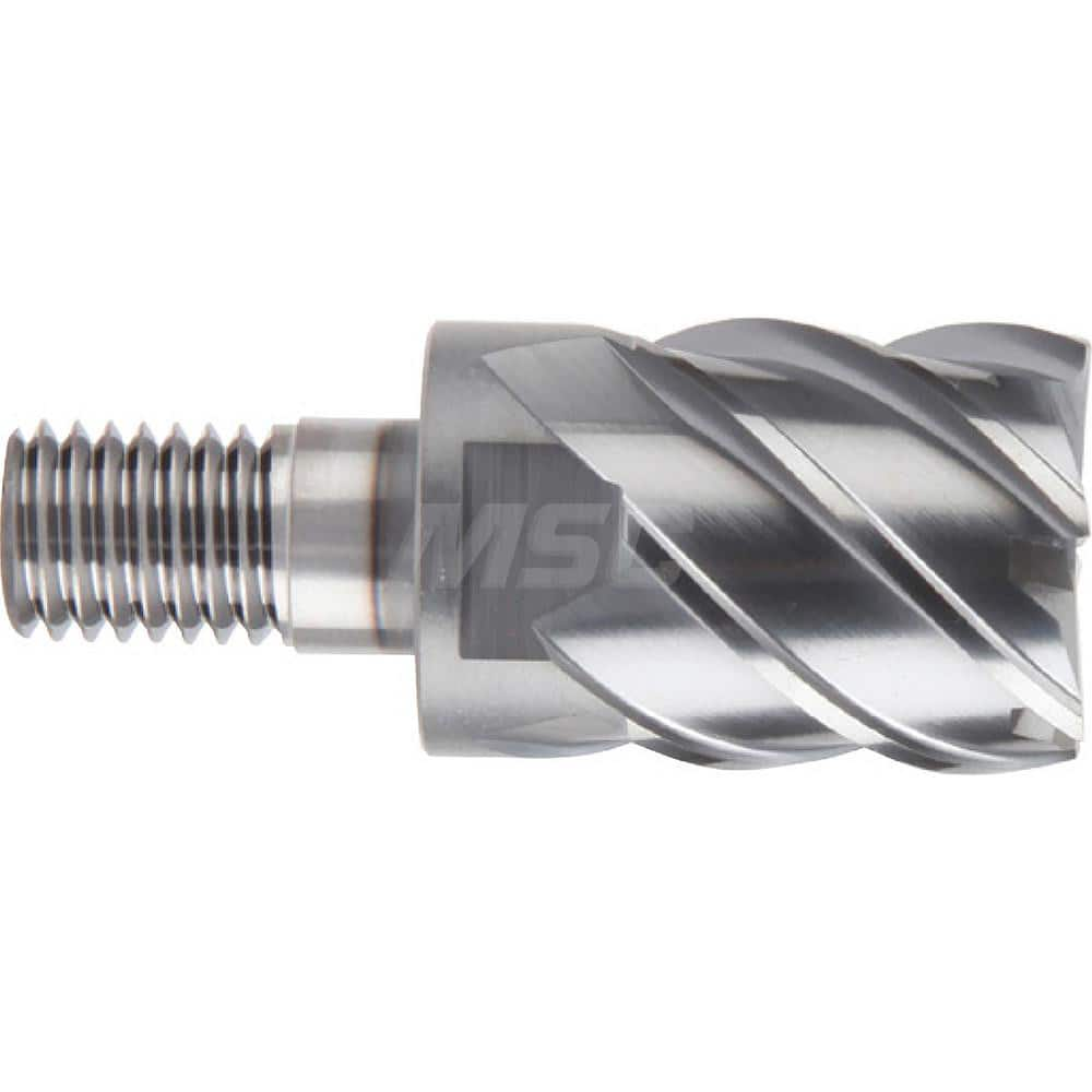 YG-1 - Square End Mill Heads; Mill Diameter (Inch): 1-1/4 ; Mill Diameter (Decimal Inch): 1.2500 ; Number of Flutes: 6 ; Length of Cut (Inch): 1-1/4 ; Length of Cut (Decimal Inch): 1.2500 ; Connection Type: M16 - Exact Industrial Supply