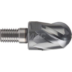 YG-1 - Ball End Mill Heads; Mill Diameter (Inch): 1/2 ; Mill Diameter (Decimal Inch): 0.5000 ; Number of Flutes: 4 ; Length of Cut (Inch): 1/2 ; Connection Type: M6 ; Overall Length (mm): 36.0000 - Exact Industrial Supply