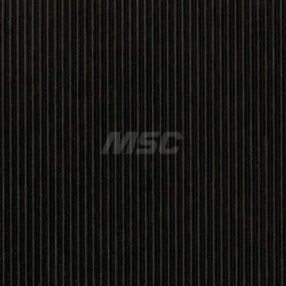 M + A Matting - Switchboard Matting; Specification Type: ANSI/ASTM Type II Class 2 ; Thickness (Inch): 1/4 ; Width (Feet): 2.00 ; Length (Feet): 75.000 ; Surface Pattern: Corrugated ; Color: Black - Exact Industrial Supply
