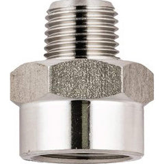 Aignep USA - Stainless Steel Pipe Fittings; Type: Reducer ; Fitting Size: 3/8 x 1/4 ; End Connections: BSPP ; Material Grade: 316L Stainless Steel ; Pressure Rating (psi): 290 - Exact Industrial Supply