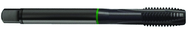 41276 2B 3-Flute Cobalt Green Ring Spiral Point Plug Tap-Black Oxide - Industrial Tool & Supply