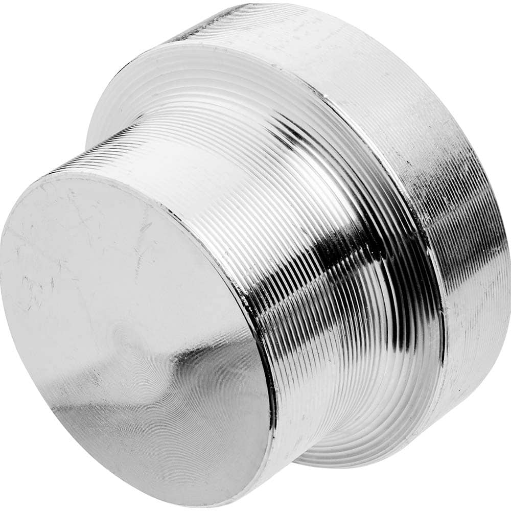 USA Sealing - Aluminum Pipe Fittings; Type: Cap ; Fitting Size: 2-1/2 ; End Connections: FNPT ; Material Grade: Class 150 ; Pressure Rating (psi): 150 - Exact Industrial Supply