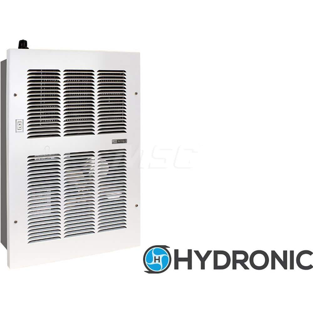 Hydronic Suspended Heaters; Air Flow Direction: Horizontal; Heater Type: Hot Water; Output Heating Capacity: 11200; Air Flow: 375; Outlet Velocity: 375; Fan Diameter: 8; Flow Rate: 4; Overall Height: 23.25; Maximum Amperage: 0.06; Wattage: 7.200; Mount Ty