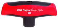 TorqueVario Adjustable Torque Control T-handle 44.3 - 123.9 In/lbs. 5-14Nm. Adjustable 5-14 Newton Meters. High Torque Soft Grips for Comfortable Torque Control. Soft Ergo Grips; Replaceable Blades - Industrial Tool & Supply