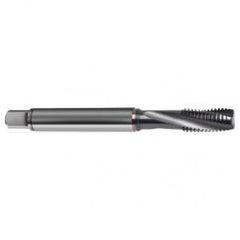 3/8-24 2B 4-Flute PM Cobalt Semi-Bottoming 15 degree Spiral Flute Tap-TiCN - Industrial Tool & Supply