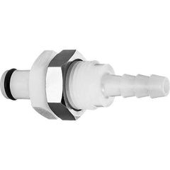 Value Collection - Plastic Quick-Disconnect Tube Couplings   Type: In-Line Hose Barb-Male Plug    Nominal Flow Size: 1/4 (Inch) - Industrial Tool & Supply