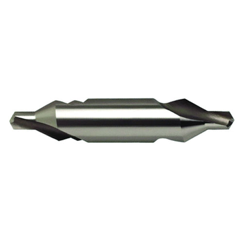 #1 × 38 mm OAL 60 Degree HSS Center Drill Form A Bright - Industrial Tool & Supply