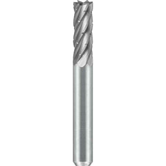 SGS Pro - SB-1, 1/4" Cut Diam, 1/4" Shank Length, NG6, Tungsten Carbide Cylinder Burr with End Cut - Exact Industrial Supply