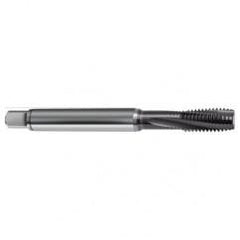 M6x0.75 6H 3-Flute PM Cobalt Semi-Bottoming 10 degree Spiral Flute Tap-TiAlN - Industrial Tool & Supply