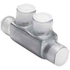 Burndy - Butt Splice Terminals; Insulation Type: Insulated ; Insulation Material: Plastisol ; Connection Type: Lug ; Compatible Wire Size (AWG): 14-1/0 ; Color: Clear ; Overall Length (mm): 73.914 - Exact Industrial Supply