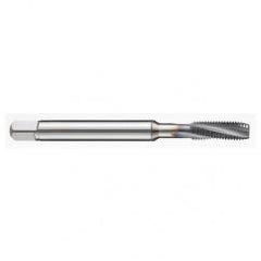 1/2-13 2BX 4-Flute PM Cobalt Semi-Bottoming 10 degree Spiral Flute Tap-TiAlN - Industrial Tool & Supply