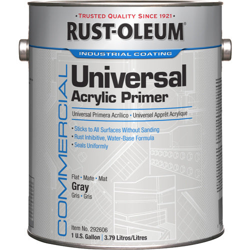 Universal Acrylic Primer Gray Primer - Exact Industrial Supply
